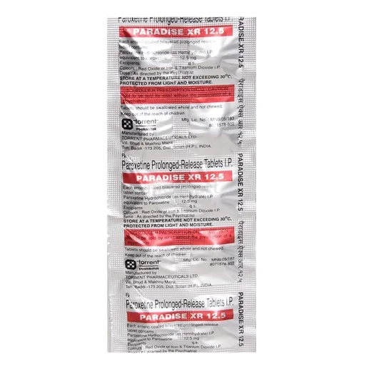 paradise xr 12.5mg tablet 10's